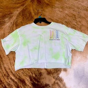 Flirtitude active small tiedye green/white